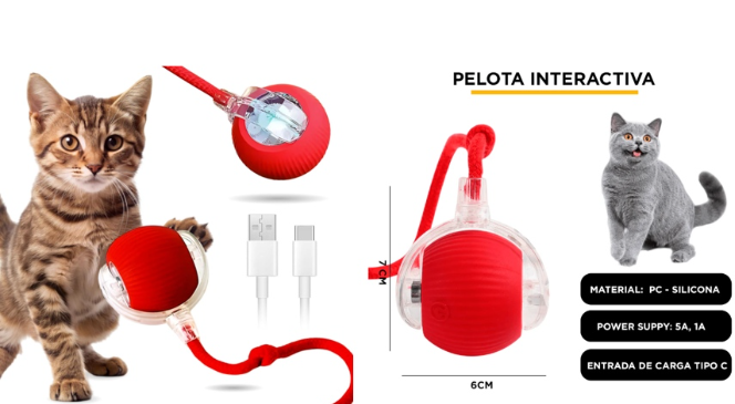 !PELOTA INTELIGENTE PARA MASCOTAS¡