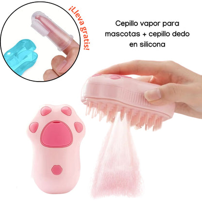 Peine Para Mascota Con Vapor Relajante