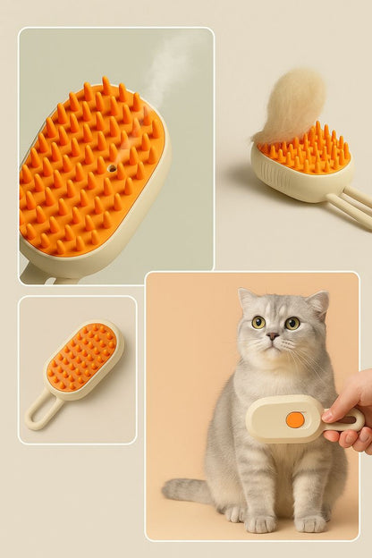 CEPILLO VAPORIZANTE QUITA PELOS + Cinturón masajeador Cólico 🎁