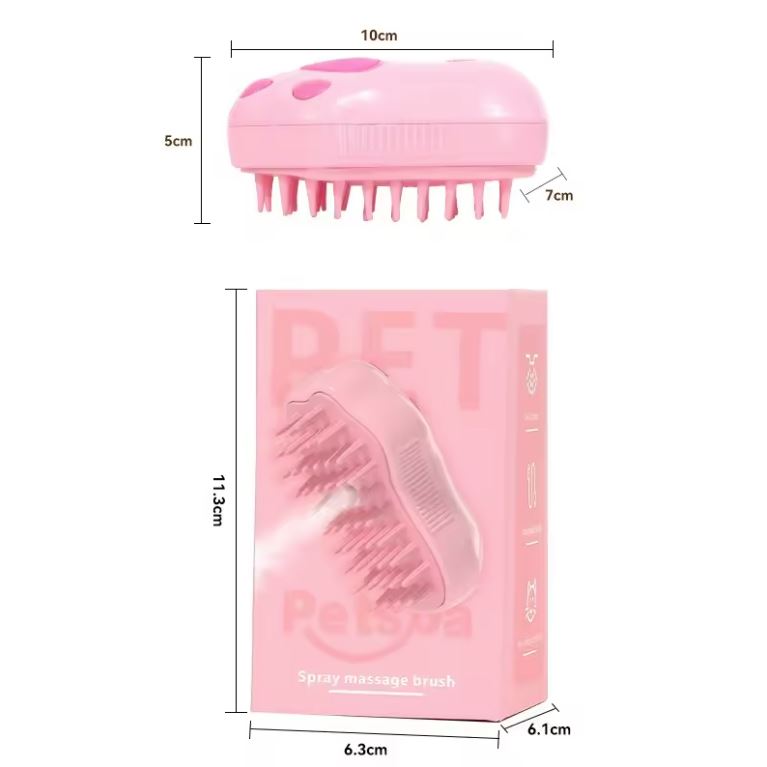Peine Para Mascota Con Vapor Relajante