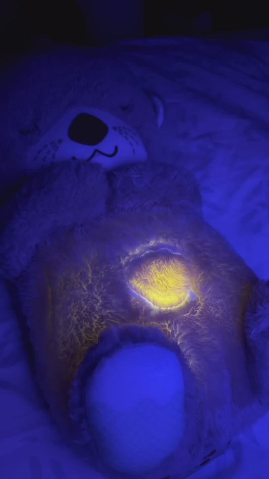 💤PELUCHE CON RESPIRACIÓN ARTIFICIAL + Lampara Tulipanes🎁